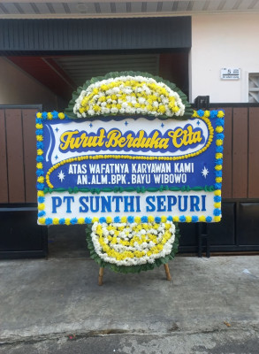 Papan Bunga Duka di Banaran
